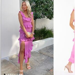 NWT Show Me Your Mumu Greta Dress Pink Lilac Large